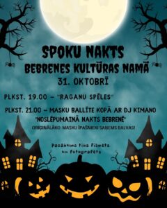 Spoku nakts Bebrenes Kultūras namā