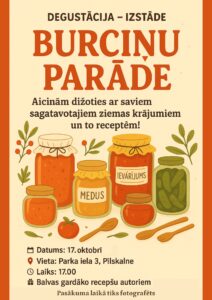 Degustācija – izstāde “Burciņu parāde”