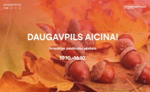Pasākumi Daugavpilī 10.10. – 16.10.