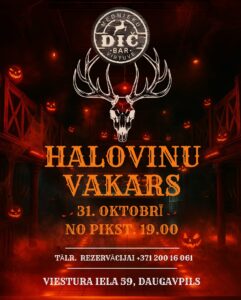 Halovīna vakars restobārā “DIČ BAR”