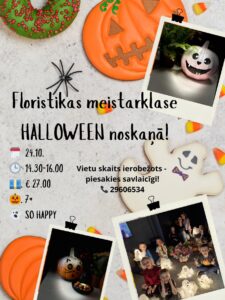 Floristikas meistarklase bērnu istabā “SoHappy”