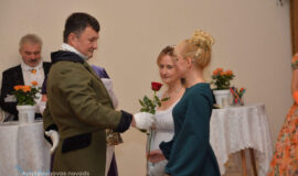 Vecsalienas pilī atdzima leģenda par Rozes balli