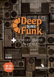 “Deep Funk” pasākums galerijā “Albrecht Art&Wine”