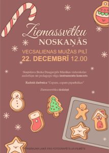 Koncerts “Ziemassvētku noskaņās” Vecsalienas muižas pilī