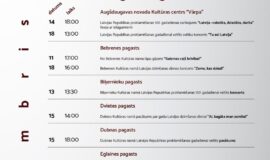 Augšdaugavas novada pasākumi 14.11. – 20.11.