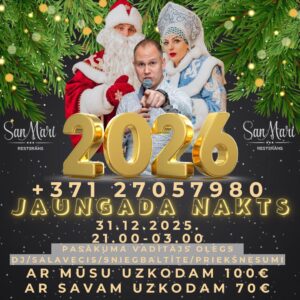 Jaungada nakts restorānā “SanMari”