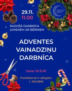 Adventes vainadziņu darbnīca Daugavpils Inovāciju centrā