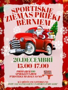 Pasākums “Sportiskie ziemas prieki” un radošās darbnīcas Ziemassvētku vecīša rezidencē Inženieru arsenālā