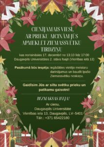 Ziemassvētku tirdziņš Daugavpils Universitātē