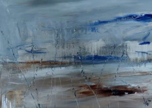 Ērikas Kuksinovičas gleznu izstāde “Pārdomas” Latgales Centrālajā bibliotēkā