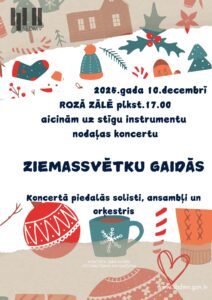 Koncerts “Ziemassvētku gaidās” Staņislava Broka Daugavpils Mūzikas vidusskolā