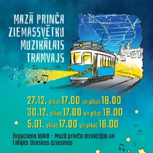 Mazā prinča Ziemassvētku muzikālais tramvajs