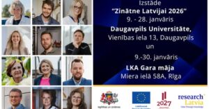 Ceļojošā izstāde “Zinātne Latvijai 2026” Daugavpils Universitātē