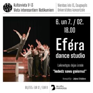 Eféra dance studio laikmetīgās dejas izrāde “Iededz savu gaismu!”
