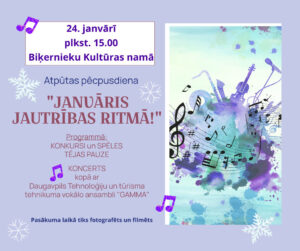 Atpūtas pēcpusdiena “Janvāris jautrības ritmā”