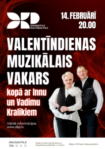 Valentīndienas muzikālais vakars Daugavpils Kultūras pilī