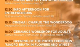 Events in Daugavpils from March 6 to March 12