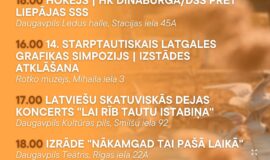 Pasākumi Daugavpilī 06.03.-12.03.2026.