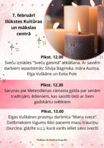 Sveču izstādes “Sveču gaismā” atklāšana