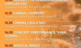 Events in Daugavpils from March 6 to March 12