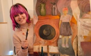 Uršulas Ventiķeres zīmējumu un gleznu izstāde “Mana vieta”