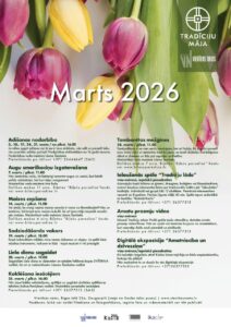 Pasākumi Tradīciju mājā 2026. gada martā
