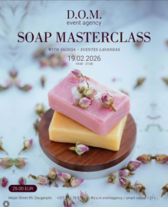 Ziepju meistarklase kokteiļbārā “D.O.M.bar”