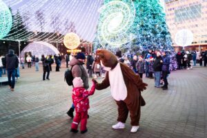 Второй день Рождества на площади Виенибас