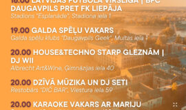 Pasākumi Daugavpilī 03.04.-09.04.2026.