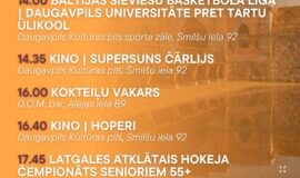 Pasākumi Daugavpilī 27.03.-02.04.2026.