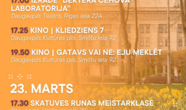 Pasākumi Daugavpilī 20.03.-26.03.2026.