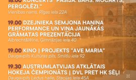 Pasākumi Daugavpilī 27.03.-02.04.2026.