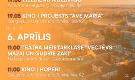 Pasākumi Daugavpilī 03.04.-09.04.2026.