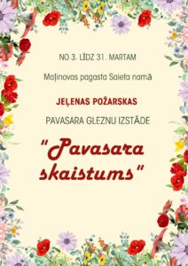 Jeļenas Požarskas pavasara gleznu izstāde “Pavasara skaistums”