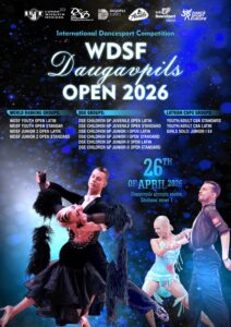 Sporta deju sacensības “WDSF DAUGAVPILS OPEN 2026”