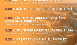Pasākumi Daugavpilī 03.04.-09.04.2026.