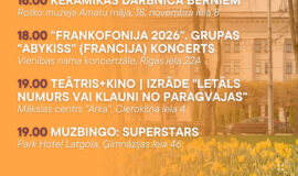 Pasākumi Daugavpilī 20.03.-26.03.2026.