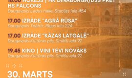 Pasākumi Daugavpilī 27.03.-02.04.2026.