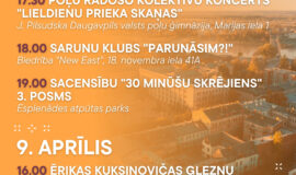 Pasākumi Daugavpilī 03.04.-09.04.2026.