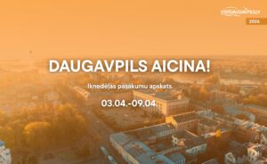 Pasākumi Daugavpilī 03.04.-09.04.2026.
