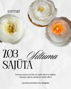 Meistarklase “Siltuma sajūta” mākslas studijā “Astttartt” Daugavpils cietoksnī