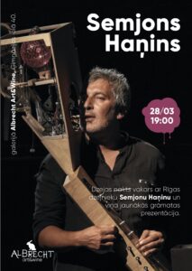 Rīgas dzejnieka Semjona Haņina dzejas vakars galerijā “Albrecht Art&Wine”