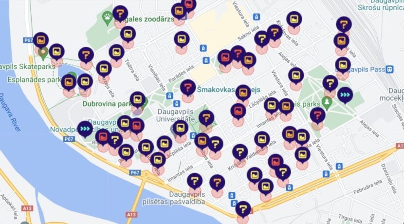 “Roadgames” orientēšanās spēle “Rotko palete: Daugavpils”