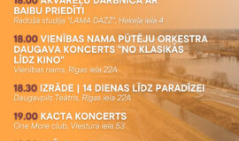 Pasākumi Daugavpilī 17.04.-23.04.2026.