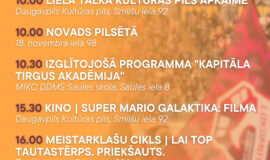 Pasākumi Daugavpilī 24.04.-30.04.2026.