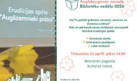 Augšdaugabas novada bibliotēku nedēļa