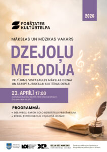 Mākslas un mūzikas vakars “Dzejoļu melodija”