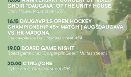 Events in Daugavpils from May 1 to May 7