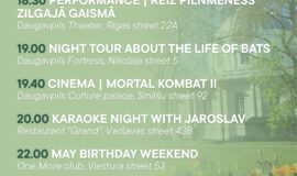 Events in Daugavpils from May 8 to May 14