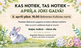 Augšdaugavas novada pasākumi 03.04. – 09.04.